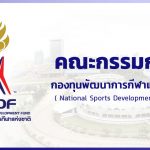 คณะกรรมการ – กองทุนพัฒนาการกีฬาแห่งชาติ (NSDF)