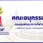 คณะอนุกรรมการ – กองทุนพัฒนาการกีฬาแห่งชาติ (NSDF)