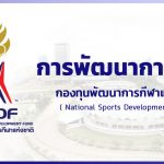 การพัฒนาการกีฬา – กองทุนพัฒนาการกีฬาแห่งชาติ (NSDF)