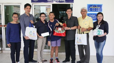 ตรวจเยี่ยมให้กำลังใจ นายประเสริฐ โกไศยกานนท์ อดีตนักกีฬาจักรยานทีมชาติ