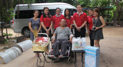 ตรวจเยี่ยมให้กำลังใจ เรืออากาศเอก บุญศรี อสิพงษ์ นักกีฬามวยปล้ำทีมชาติ