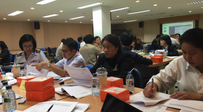 ประชุมเพื่อกำหนดตัวชี้วัดและจัดทำบันทึกข้อตกลงการประเมินผลการดำเนินงานทุนหมุนเวียน