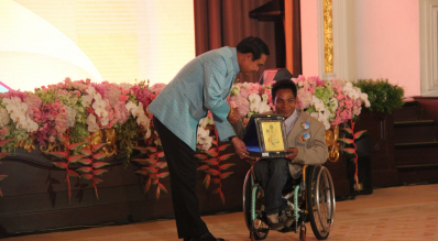 พิธีเลี้ยงต้อนรับและแสดงความยินดีแก่คณะนักกีฬา ที่เข้าร่วมการแข่งขันกีฬาพาราลิมปิกเกมส์ ครั้งที่ 15