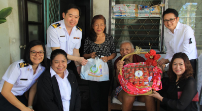 ตรวจเยี่ยมให้กำลังใจดาบตำรวจ ภิรมย์ จุลหุ่น อดีตนักกีฬาจักรยานทีมชาติไทย