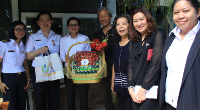 ตรวจเยี่ยมให้กำลังใจ นายบัญชา รัมมะรัตน์ อดีตนักกรีฑาทีมชาติไทย