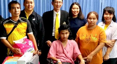 ตรวจเยี่ยมให้กำลังใจนายศุภชัย ทองคำ