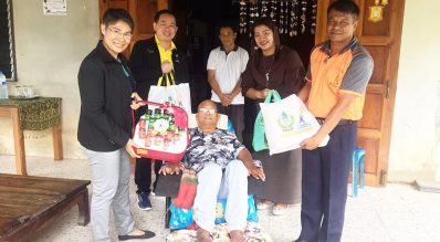 กองทุนฯลงพื้นที่จังหวัดศรีสะเกษ เพื่อตรวจเยี่ยมให้กำลังใจ เรืออากาศเอกบุญศรี อสิพงษ์ อดีตนักกีฬามวยปล้ำทีมชาติไทย