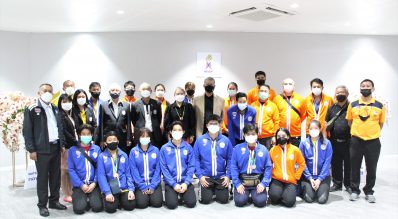 ชื่นมื่น! ผู้จัดการกองทุนฯ ต้อนรับเหล่านักกีฬาและผู้บริหารสมาคมกีฬายิงปืนแห่งประเทศไทยฯ หลังคว้ารางวัลรายการใหญ่