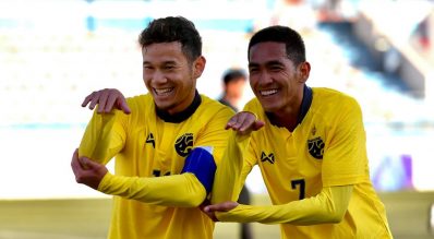 ช้างศึก U-23 คว้าชัยเกมแรก ถล่ม สปป. ลาว 3 ลูก ขึ้นที่สองของกลุ่ม