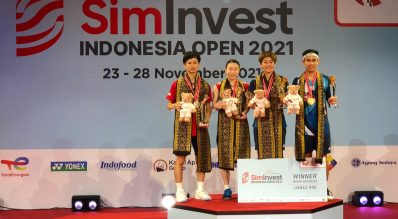 บาส-ปอป้อ คว้าอีกแชมป์ รายการ SimInvest Indonesia Open (Super1000) 2021