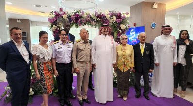 เจ้าชาย ฟาฮัด บิน จาลาวิ อัลซาอุด เลขาธิการคณะกรรมการโอลิมปิก แห่งราชอาณาจักรซาอุดีอาระเบีย เสด็จเป็นประธานเปิดสำนักงานกองทุนพัฒนาการกีฬาแห่งชาติ