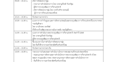 กองทุนพัฒนาการกีฬาแห่งชาติ ขอเรียนเชิญสมาคมกีฬาที่ใช้คำว่า “แห่งประเทศไทย” และผู้ที่สนใจเข้าร่วมการจัดกิจกรรมสนทนากลุ่ม สมาคมกีฬาที่ใช้คำว่า “แห่งประเทศไทย” ภายใต้โครงการติดตาม และประเมินผลสัมฤทธิ์โครงการที่ขอรับการส่งเสริม และสนับสนุน ประจำปีงบประมาณ 2567