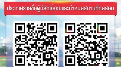 ประกาศรายชื่อผู้สิทธิ์ทดสอบและกำหนดสถานที่ทดสอบ เพื่อบรรจุในตำแหน่ง ลูกจ้างกองทุนพัฒนาการกีฬาแห่งชาติ
