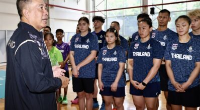 บอร์ดกองทุนฯ ลงพื้นที่เยี่ยมให้กำลังใจทัพนักกีฬายูยิตสู ก่อนลุยเอเชียนบีชเกมส์