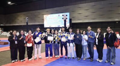 กองทุนพัฒนาการกีฬาแห่งชาติ ลงพื้นที่ตรวจเยี่ยมและให้กำลังใจนักกีฬาเยาวชนผู้ได้รับทุนการศึกษา ประเภทกีฬาเทควันโด ในการแข่งขันกีฬาเยาวชนแห่งชาติ ครั้งที่ 41 “สุราษฎร์ธานีเกมส์”